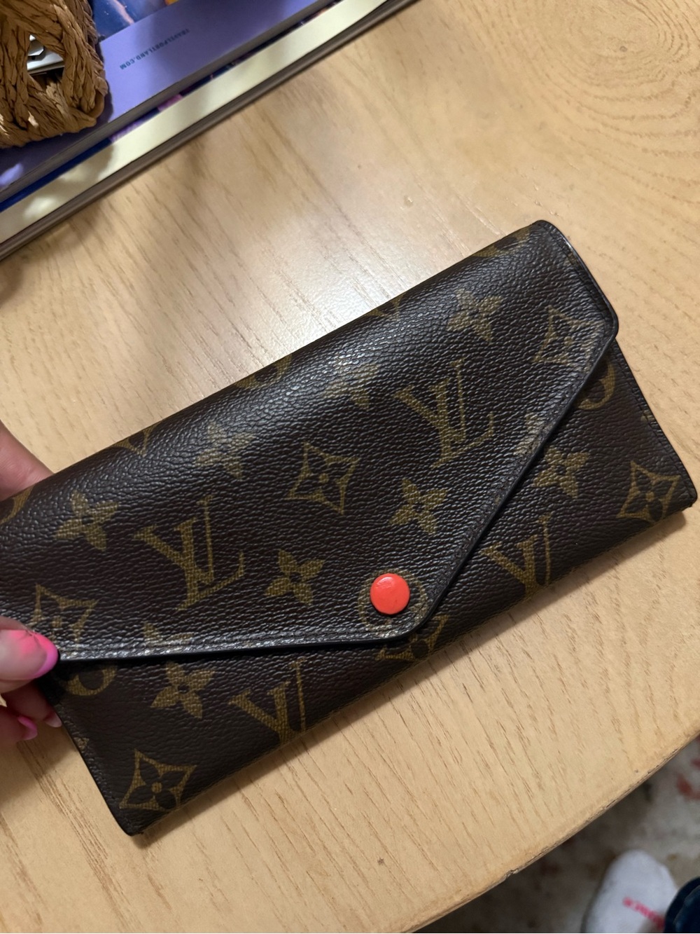 Louis Vuitton Monogram Sarah wallet